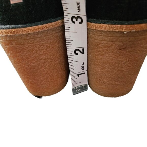 UGG Corin Black Suede Tassel Fringe Ankle Boot 6.5 1016642 - Picture 5 of 6